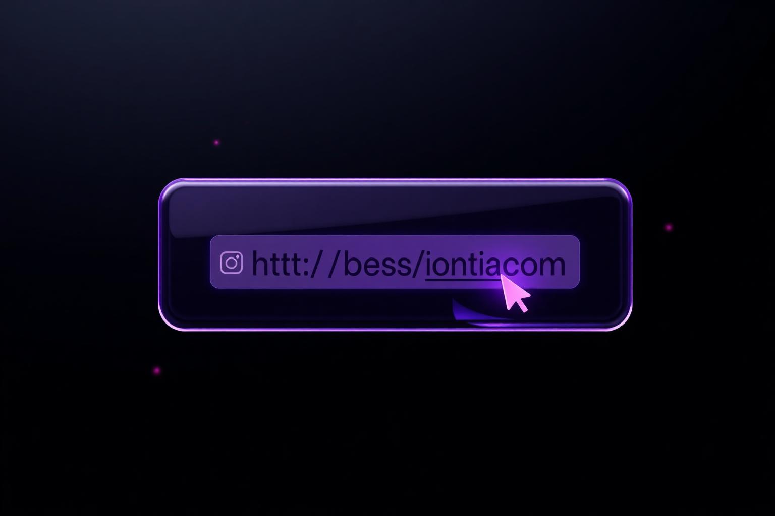 Paste instagram url into downloader box
