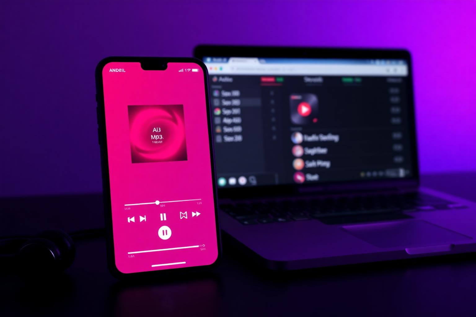 Listen to downloaded instagram mp3 audio on iphone android and laptop