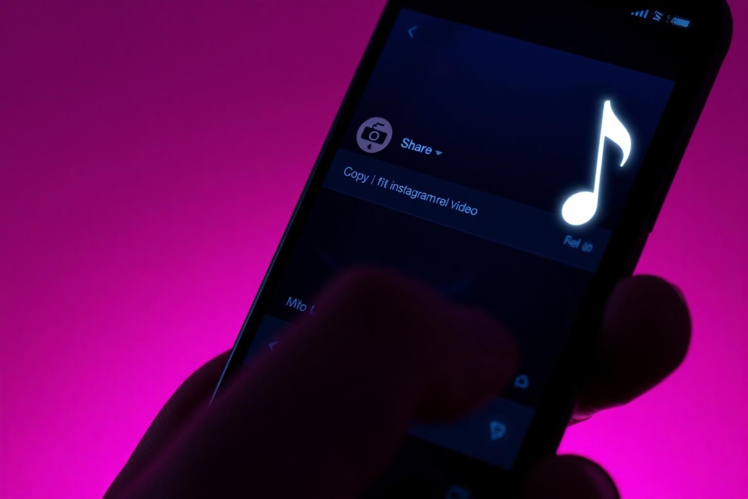 Copia Link Reel o Video - Instagram MP3 Downloader - estrai audio da Reels e video