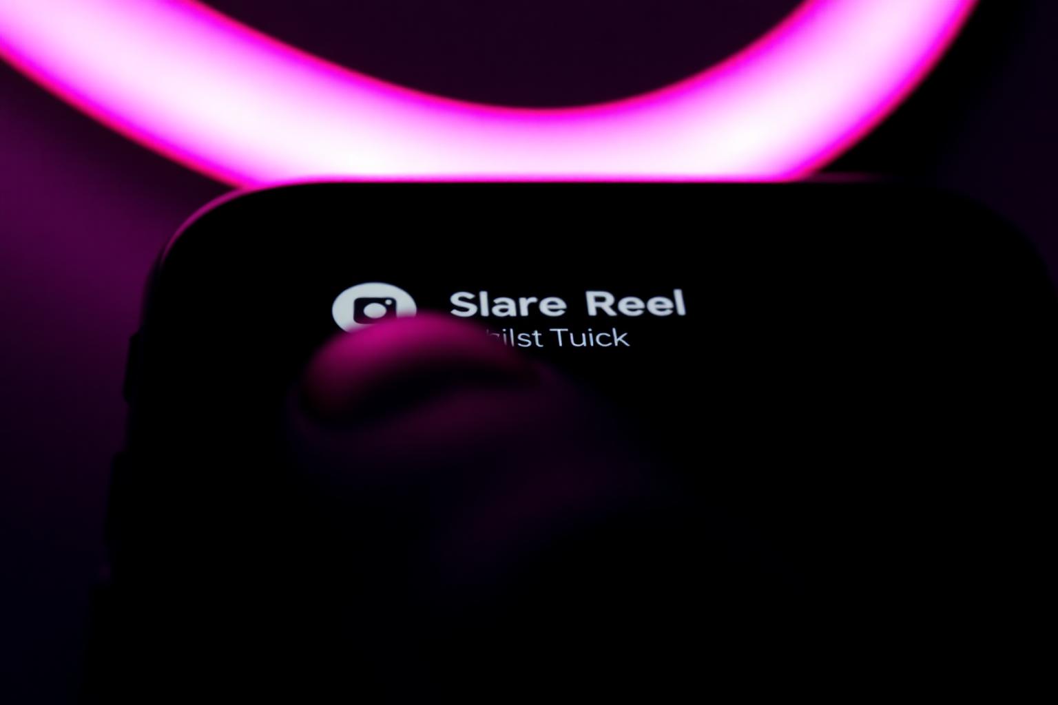 Copy Instagram Reel link from share menu on phone
