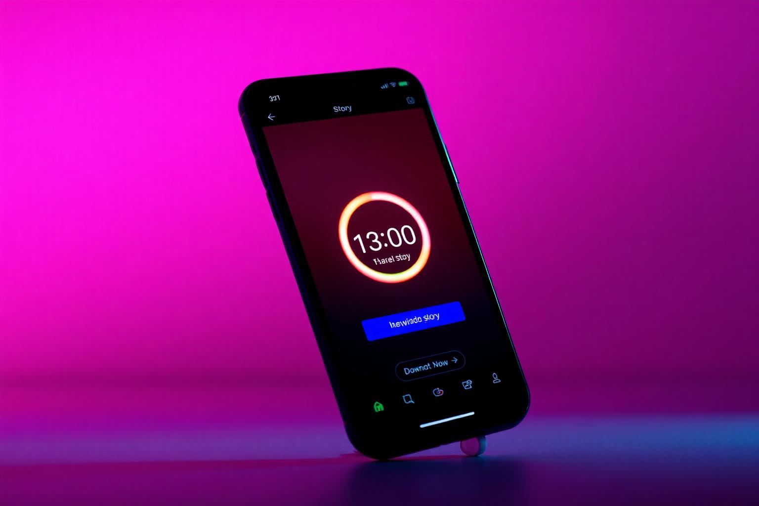 Download instagram stories before they disappear with countdown timer