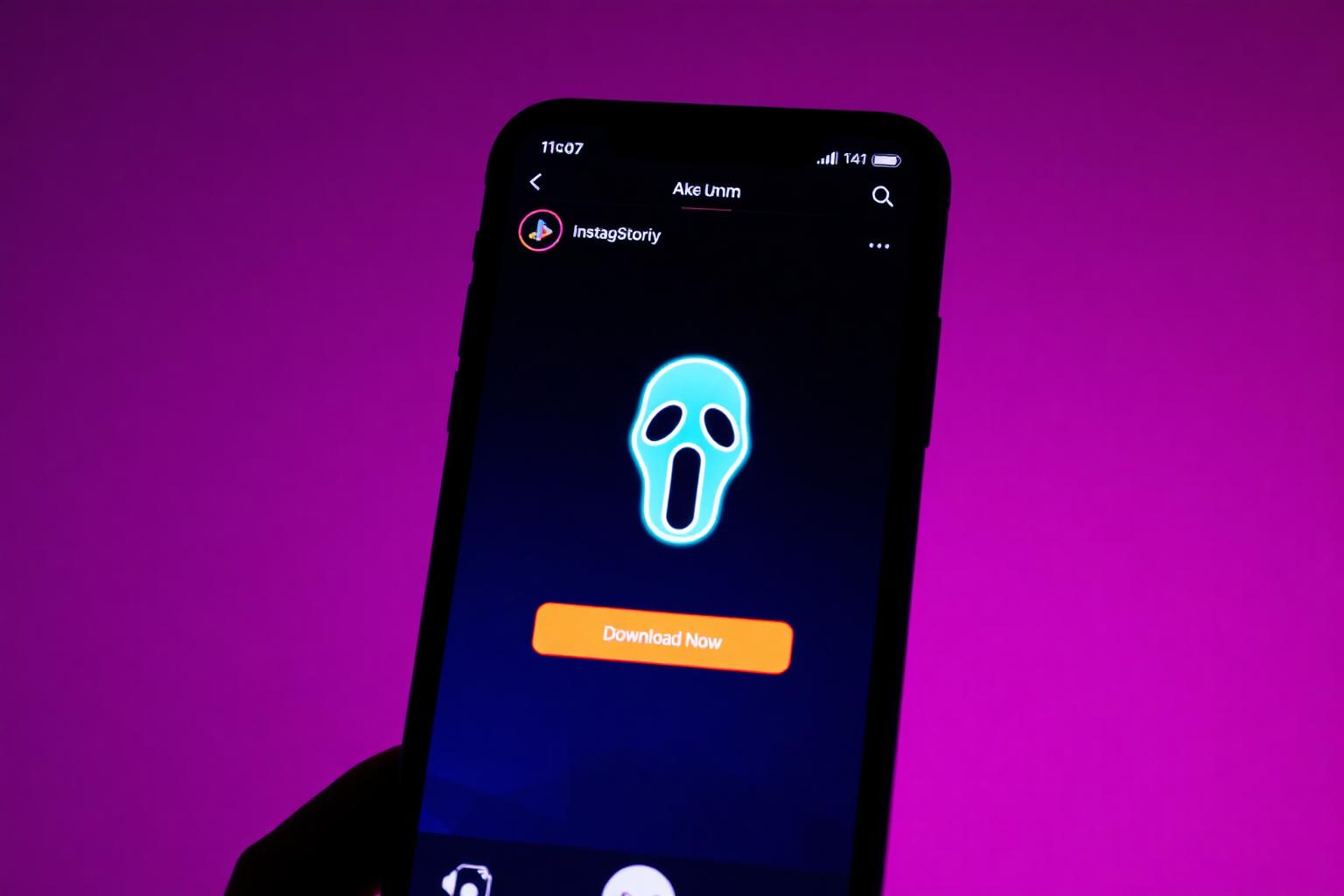 Anonymous instagram story viewer and downloader on phone