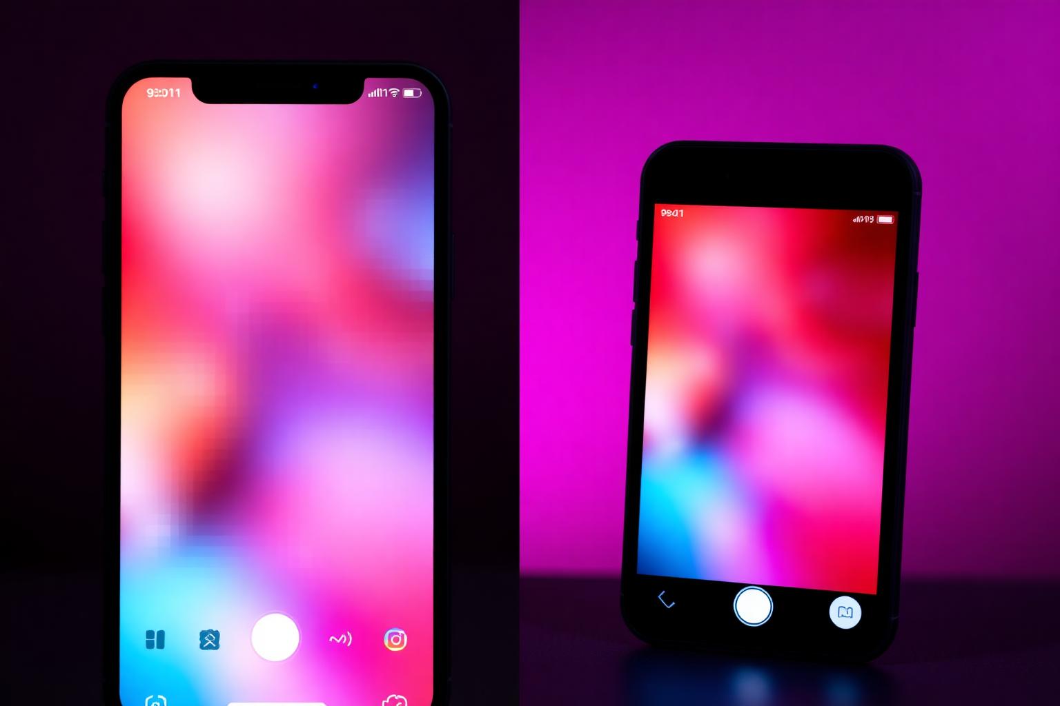 Instagram story HD quality comparison before and after download